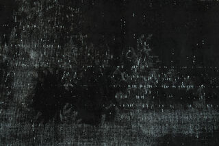 Handmade Vintage Black Anatolian Area Rug - Thumbnail