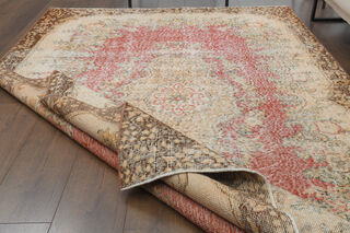 Handmade Vintage Large Area Rug - Thumbnail