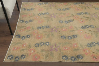 Handmade Vintage Large Area Rug - Thumbnail