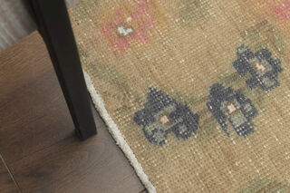 Handmade Vintage Large Area Rug - Thumbnail