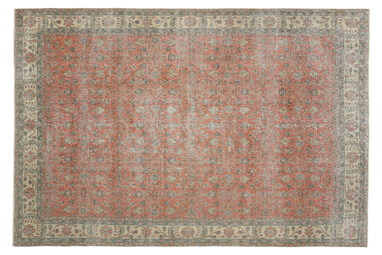 Handmade Vintage Large Area Rug