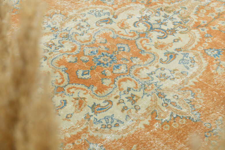 Handmade Vintage Anatolian Area Rug