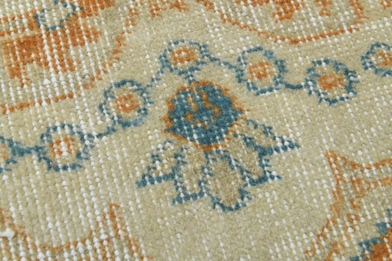 Handmade Vintage Anatolian Area Rug