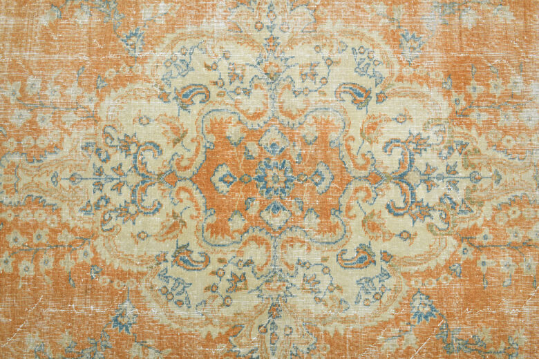 Handmade Vintage Anatolian Area Rug