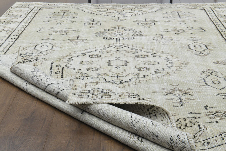 Handmade Vintage Large Area Rug