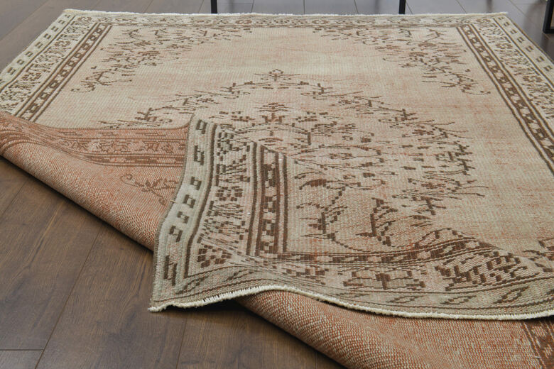 Handmade Vintage Large Area Rug