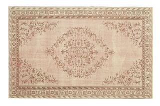 Handmade Vintage Large Area Rug - Thumbnail