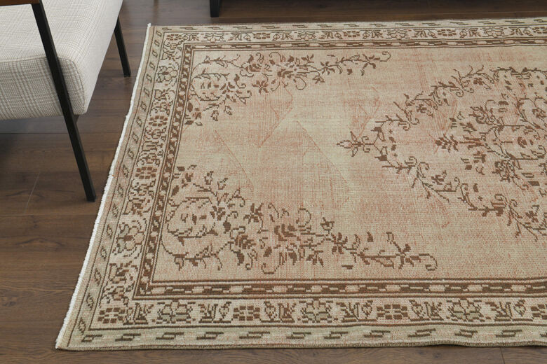 Handmade Vintage Anatolian Area Rug