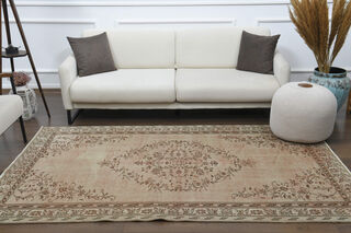 Handmade Vintage Anatolian Area Rug - Thumbnail