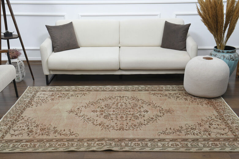 Handmade Vintage Anatolian Area Rug