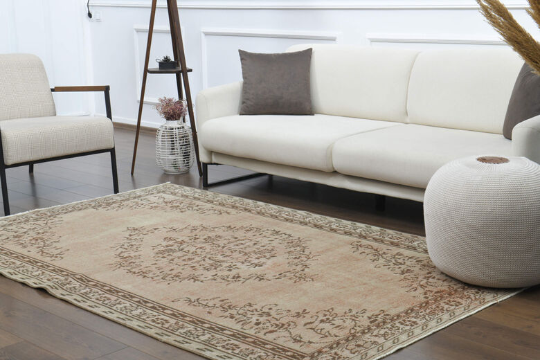 Handmade Vintage Anatolian Area Rug