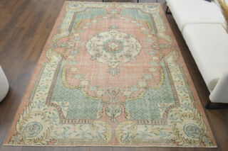 Handmade Vintage Large Area Rug - Thumbnail