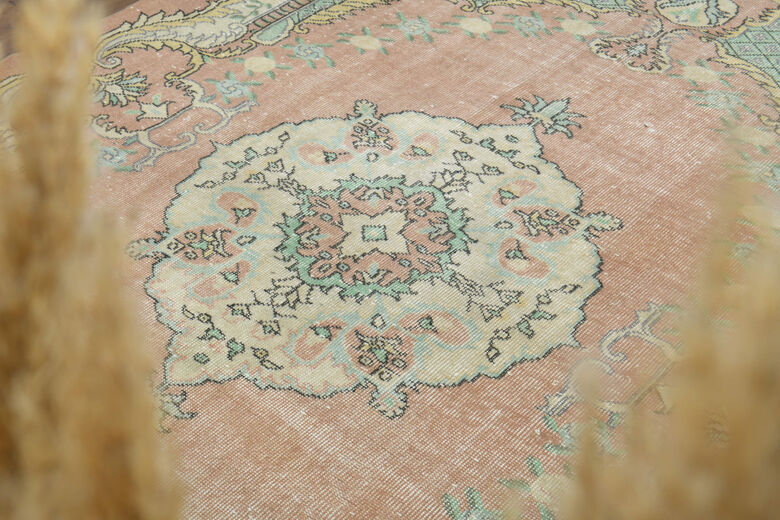 Handmade Vintage Large Area Rug