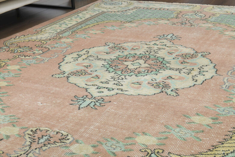 Handmade Vintage Large Area Rug