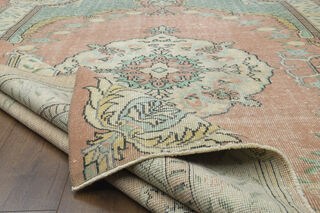 Handmade Vintage Large Area Rug - Thumbnail