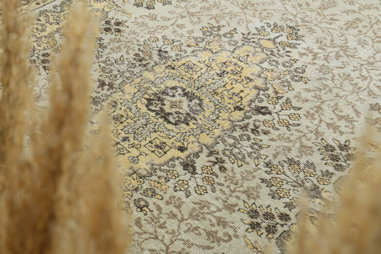 Handmade Vintage Large Area Rug