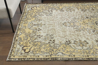 Handmade Vintage Large Area Rug - Thumbnail