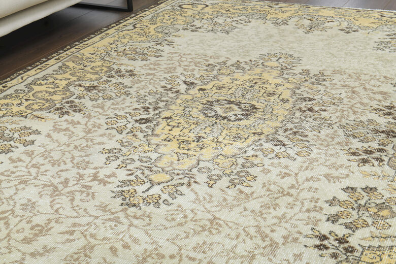 Handmade Vintage Anatolian Area Rug