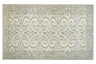 Floral Oushak Handmade Rug - Thumbnail
