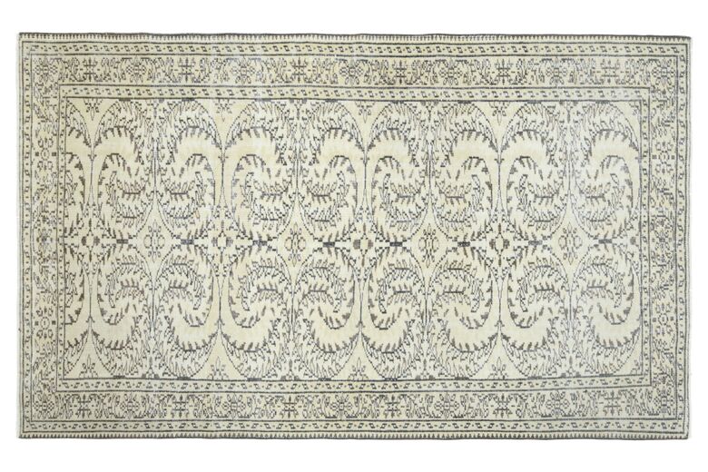 Floral Oushak Handmade Rug