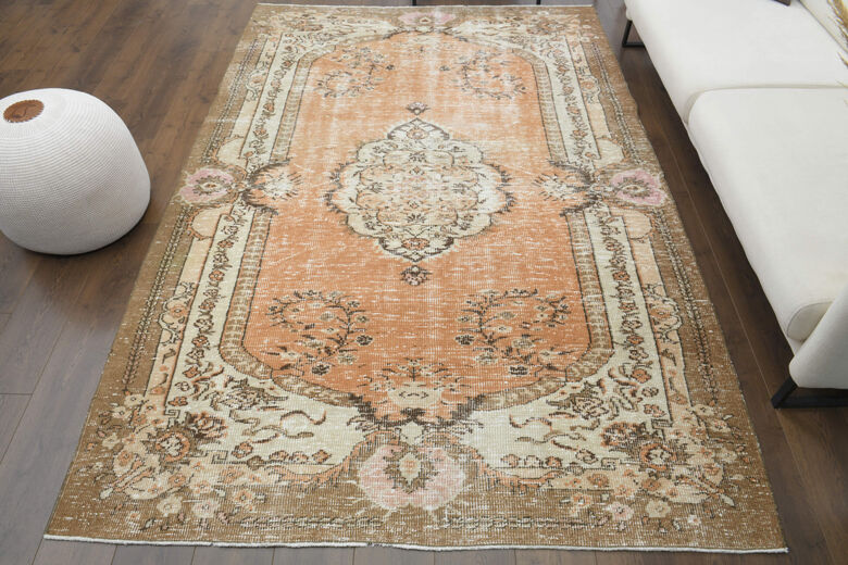 Handmade Vintage Large Area Rug