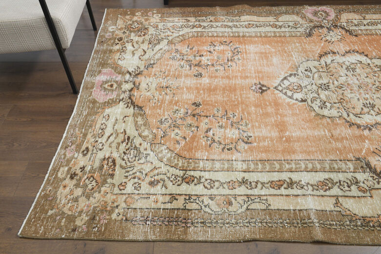 Handmade Vintage Anatolian Area Rug