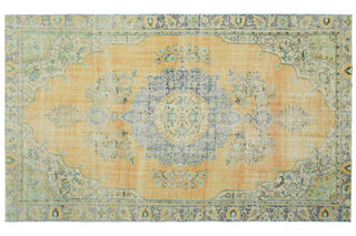 Handmade Vintage Large Area Rug - Thumbnail