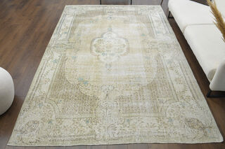 Handmade Vintage Large Area Rug - Thumbnail