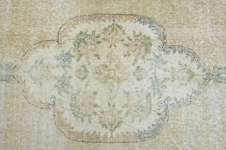 Handmade Vintage Large Area Rug - Thumbnail