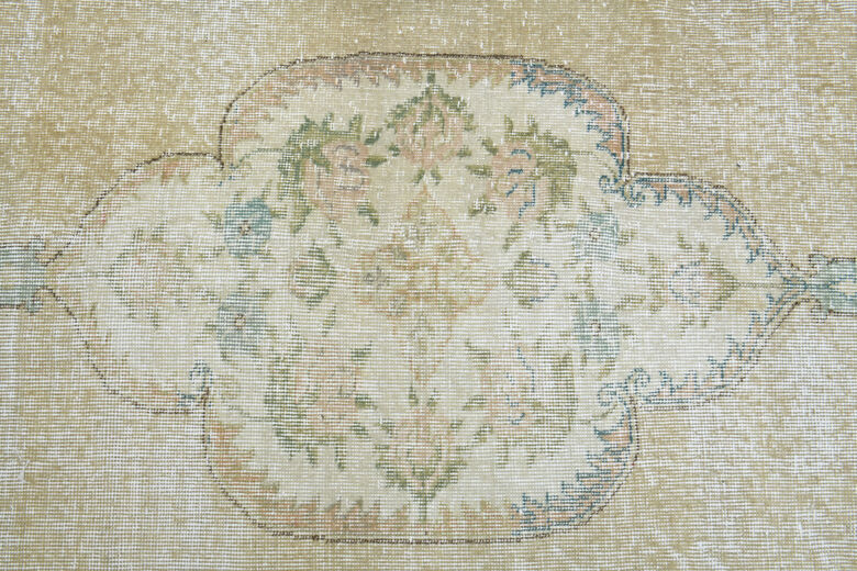 Handmade Vintage Large Area Rug