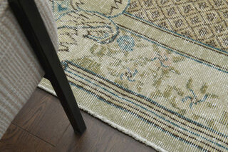 Handmade Vintage Large Area Rug - Thumbnail