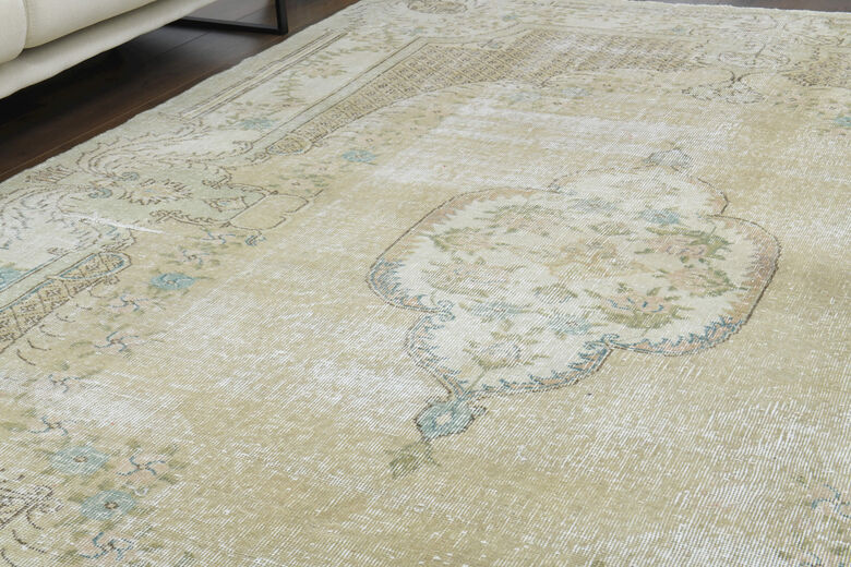 Handmade Vintage Anatolian Area Rug