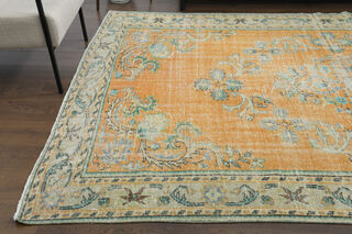 Handmade Vintage Large Area Rug - Thumbnail