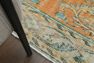 Handmade Vintage Large Area Rug - Thumbnail