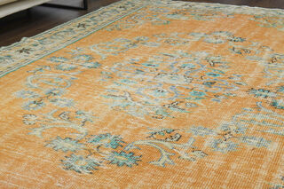 Handmade Vintage Large Area Rug - Thumbnail