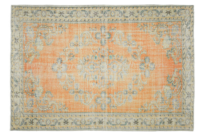 Handmade Vintage Large Area Rug