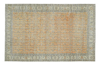 Handmade Vintage Large Area Rug - Thumbnail