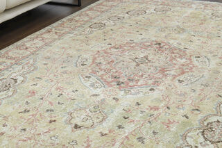 Handmade Vintage Large Area Rug - Thumbnail