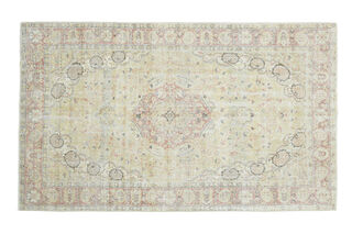 Handmade Vintage Large Area Rug - Thumbnail