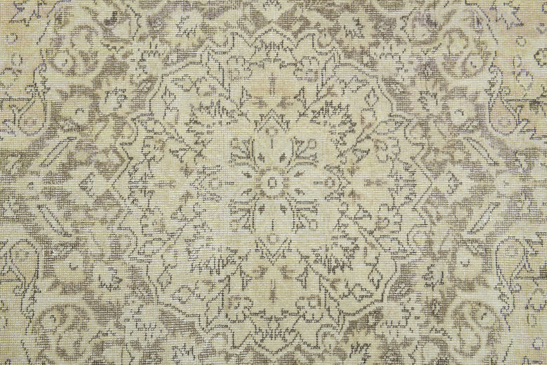 Handmade Vintage Oushak Area Rug