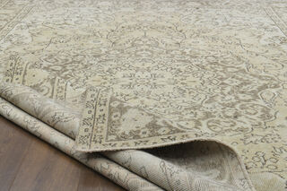 Handmade Vintage Large Area Rug - Thumbnail