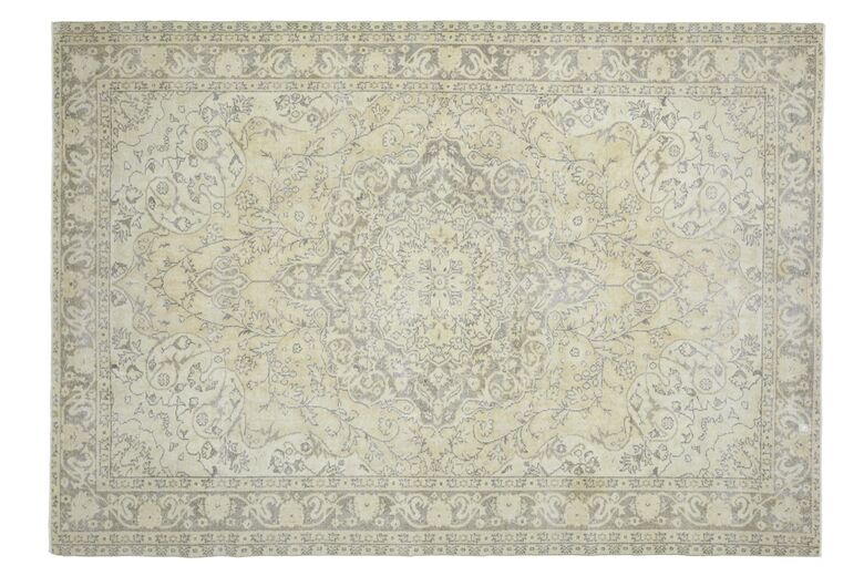 Handmade Vintage Oushak Area Rug