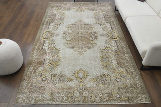 Handmade Vintage Area Anatolian Rug - Thumbnail