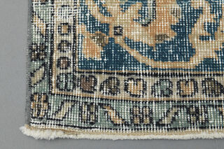 Handmade Vintage Large Area Rug - Thumbnail