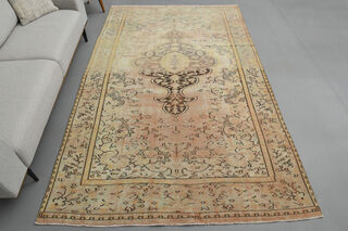 Handmade Vintage Oriental Area Rug - Thumbnail