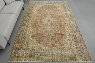 Handmade Vintage Area Rug - Thumbnail