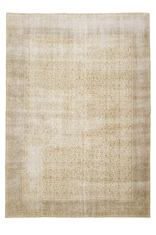 Neutral Vintage Floral Hereke Rug