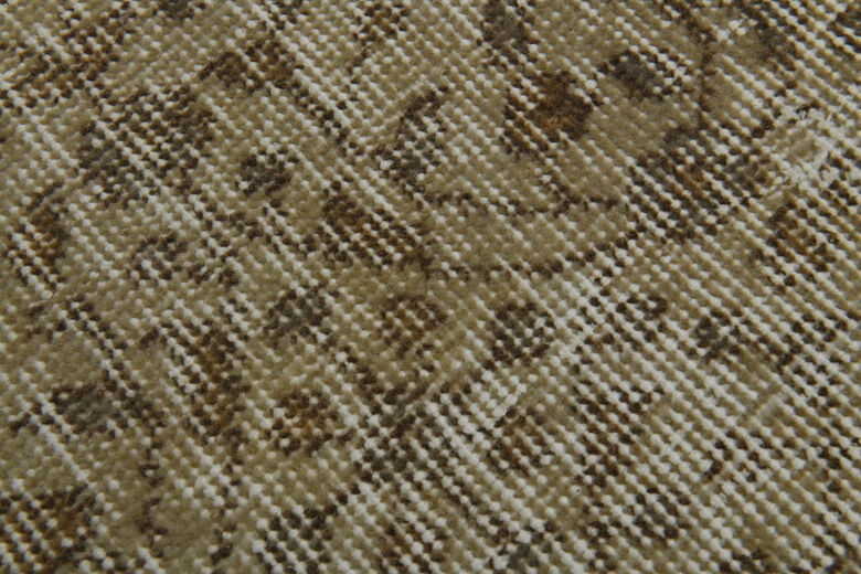 Neutral Vintage Floral Hereke Rug