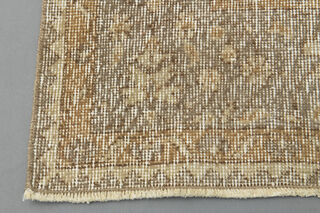 Neutral Vintage Floral Hereke Rug - Thumbnail