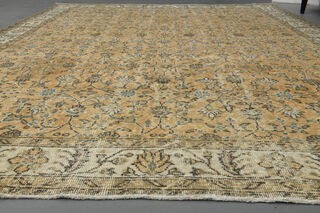 Handmade Vintage Large Area Rug - Thumbnail